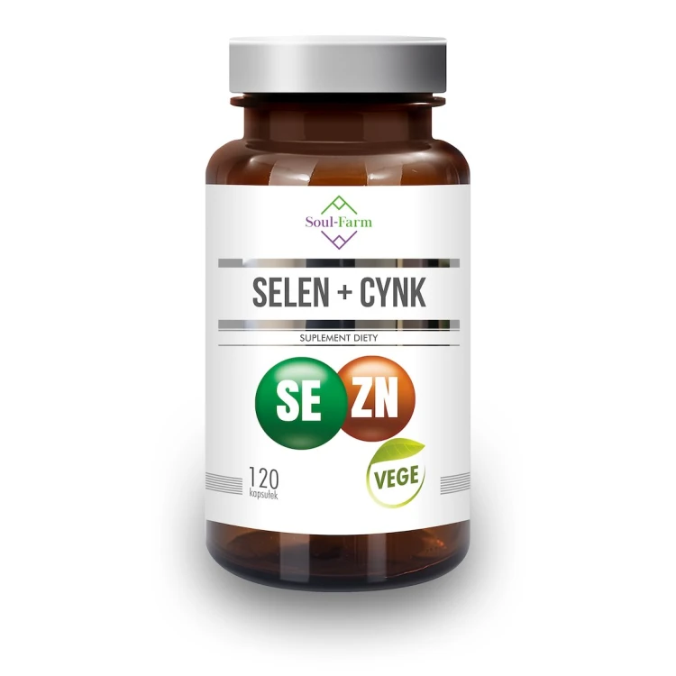 SELEN + CYNK 120 KAPSUŁEK - SOUL FARM