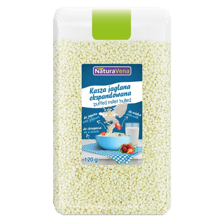 KASZA JAGLANA EKSPANDOWANA 120 g - NATURAVENA