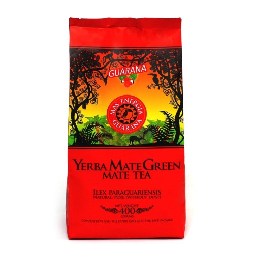 YERBA MATE GREEN MAS ENERGIA GUARANA 400 g - YERBA MATE GREEN