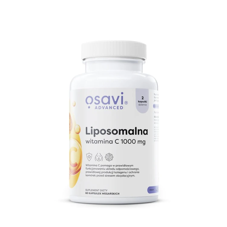 WITAMINA C LIPOSOMALNA BEZGLUTENOWA 60 KAPSUŁEK - OSAVI