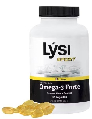 OMEGA-3 FORTE 120 KAPSUŁEK - LYSI SPORT