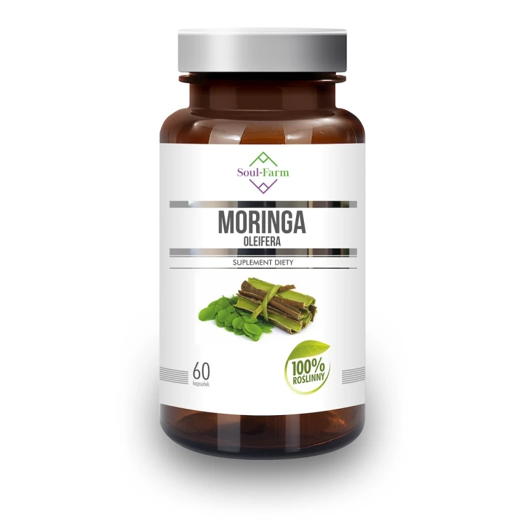 MORINGA EKSTRAKT (400 mg) 60 KAPSUŁEK - SOUL FARM
