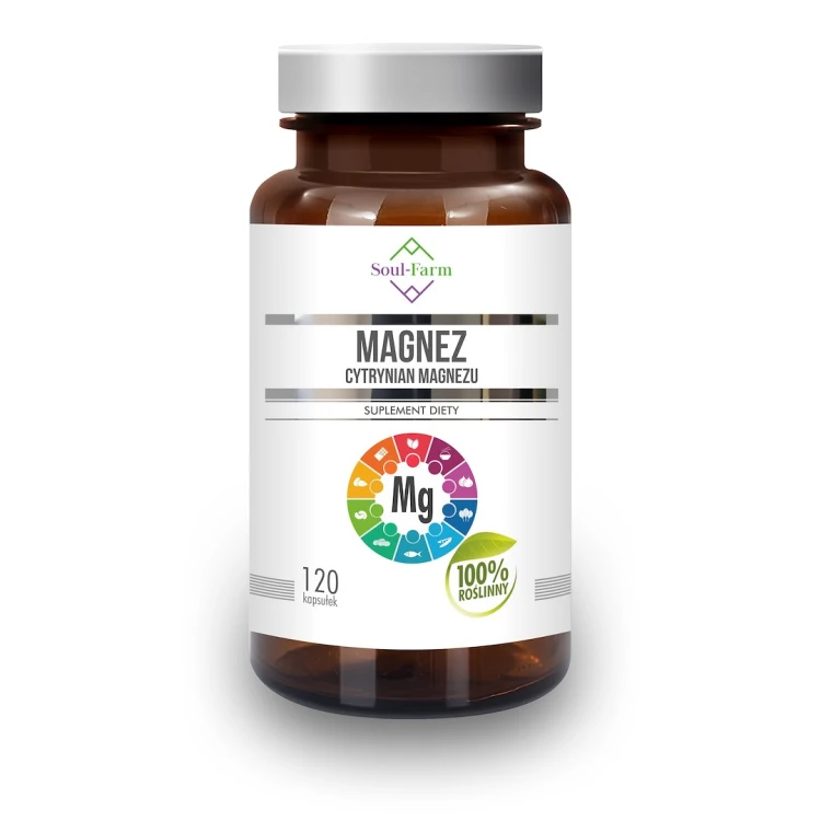 CYTRYNIAN MAGNEZU (650 mg) 120 KAPSUŁEK - SOUL FARM