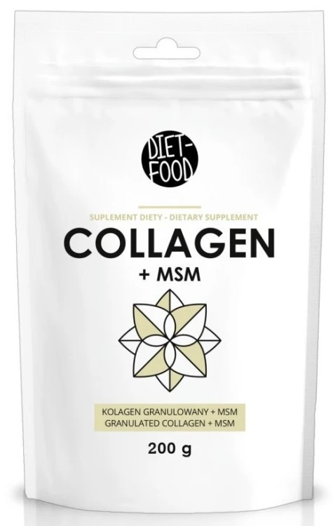 KOLAGEN + MSM INSTANT W PROSZKU 200 g - DIET-FOOD