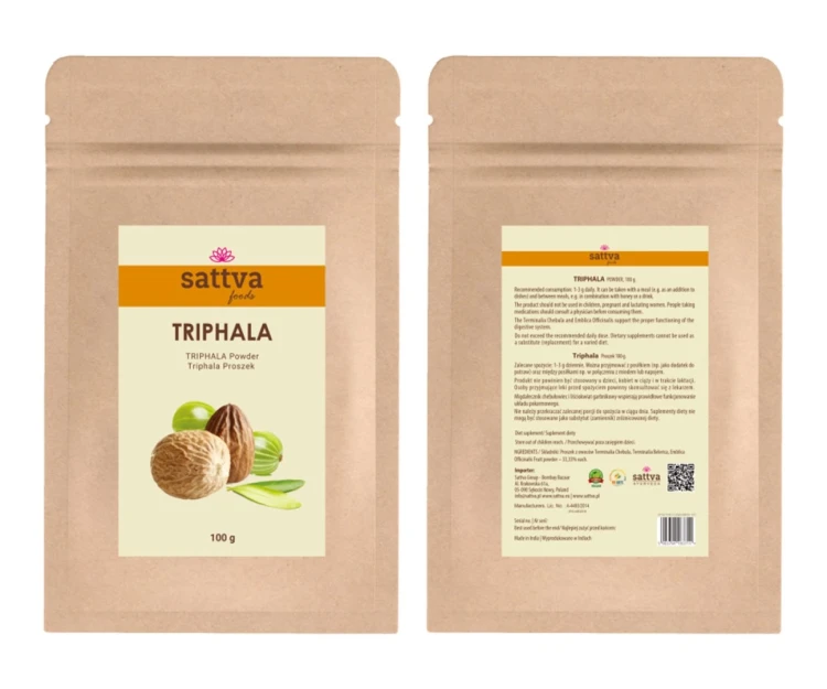 TRIPHALA W PROSZKU 100 g - SATTVA (FOODS)